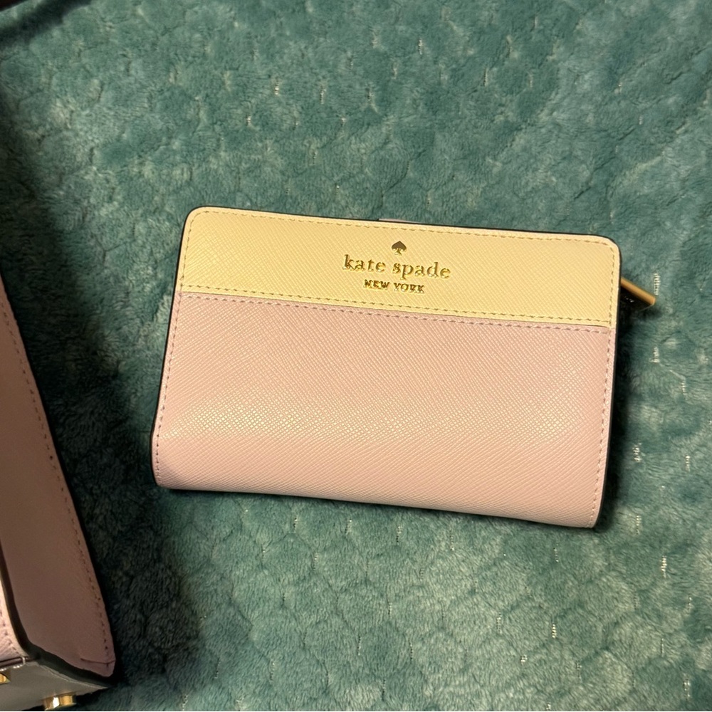 Kate Spade Cream and Lavender Wallet
